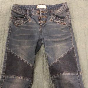 Free people moto jeans